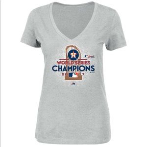 NWT Houston Astros 2017 World Series Champions Top